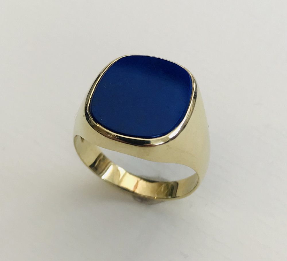 Siegelring Lapis 585 GG